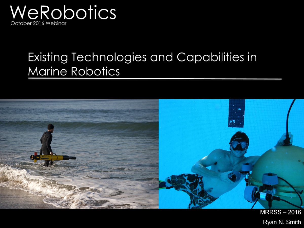 We Robotics Webinar