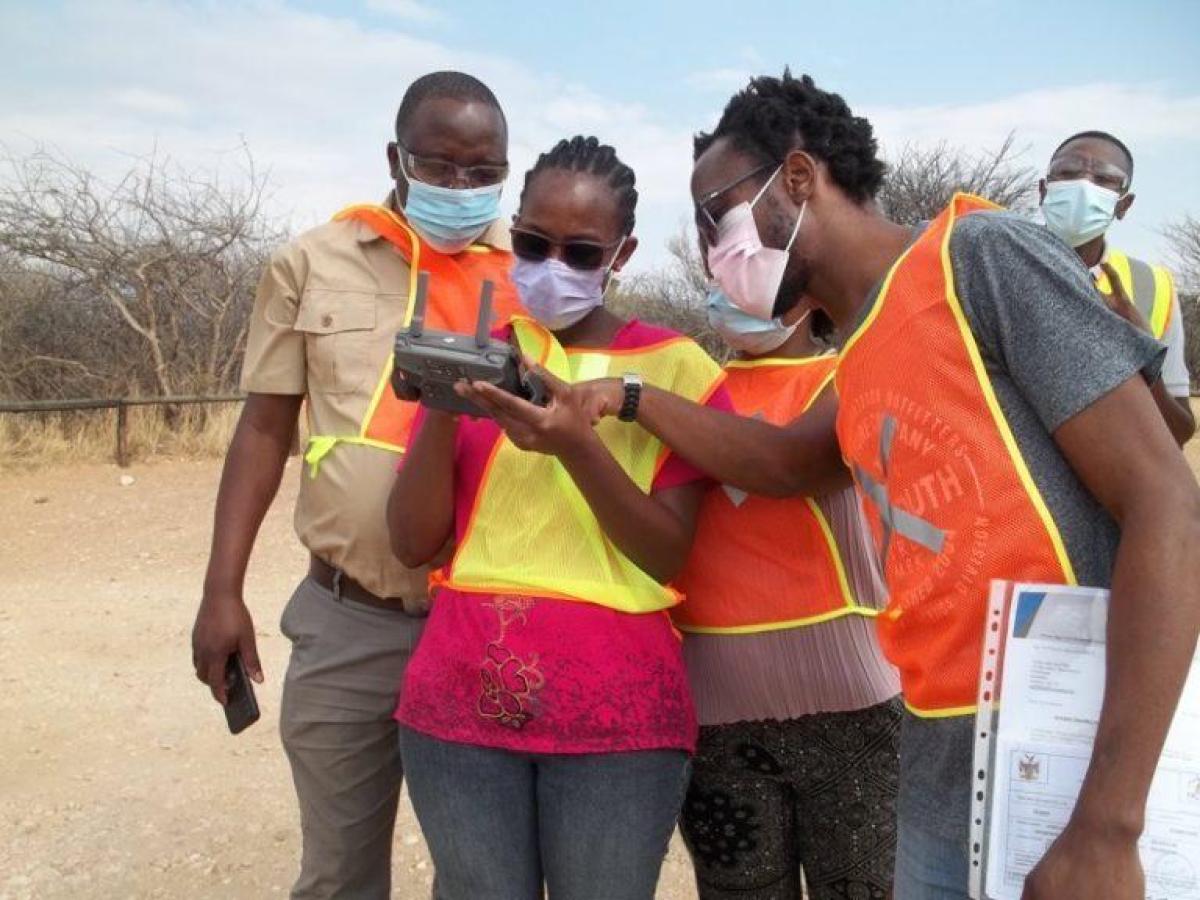 Namibia Flying Labs engaging with communities