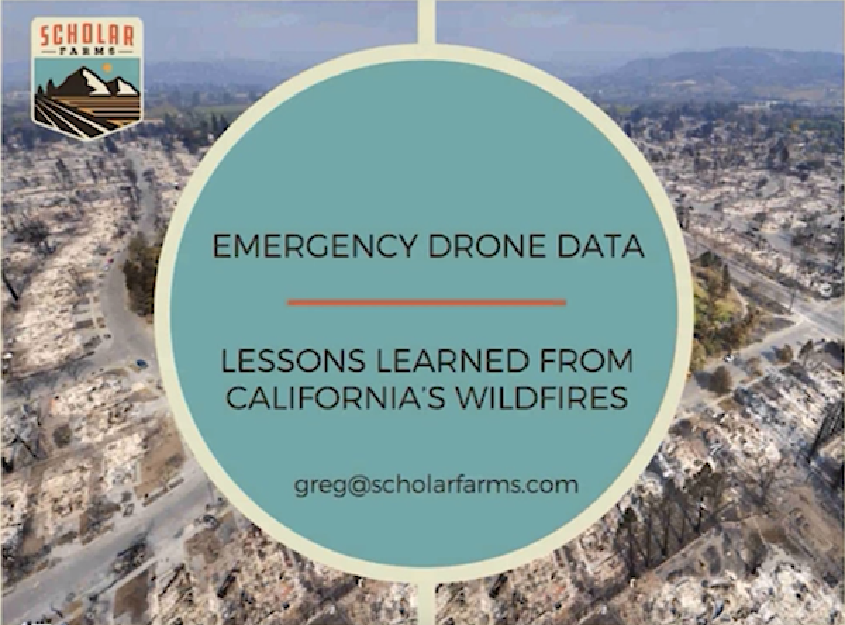 California Wildfires Emergency Drone Data