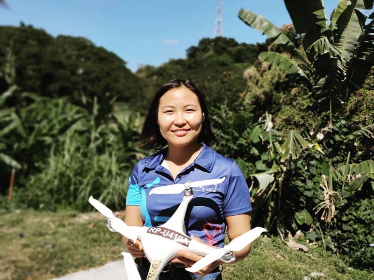 With the first ever registered drone in the Philippines