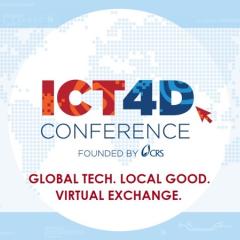 ICT4 D Conference plain map background CENTERED