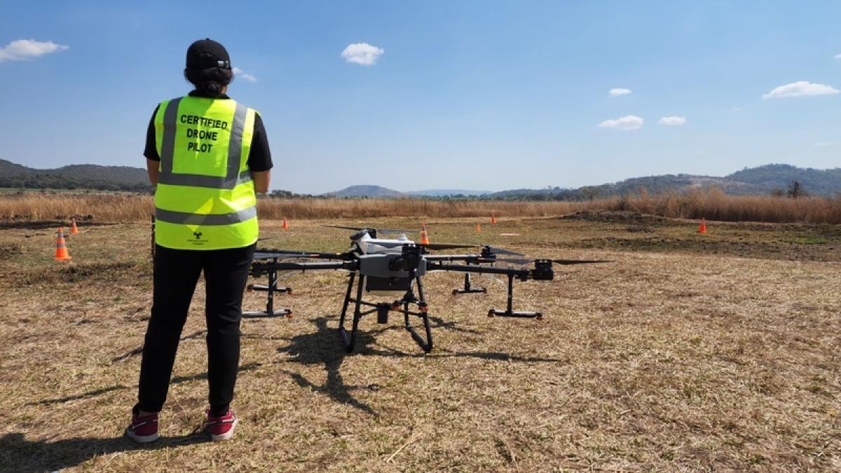 Precision Drone Training Pilot