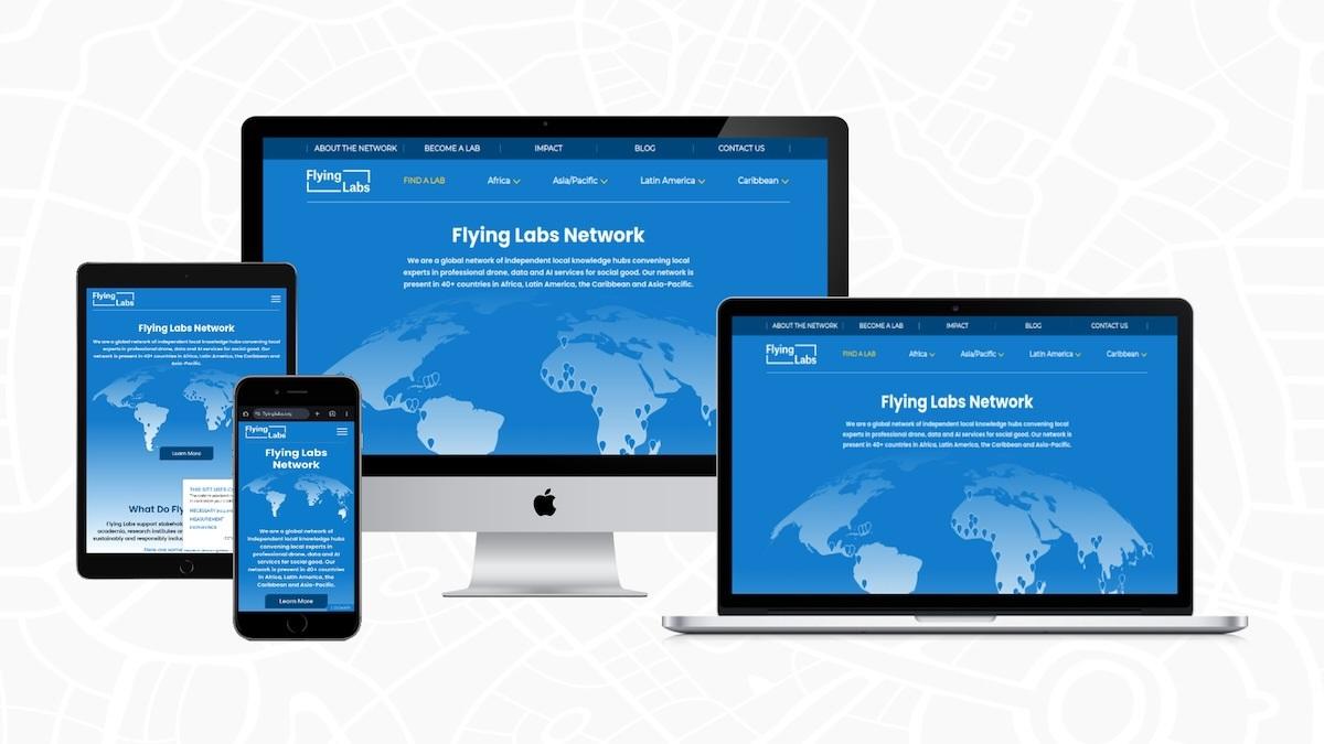 New Flying Labs Network website