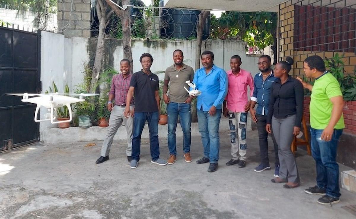Haiti Web Drone Training Session