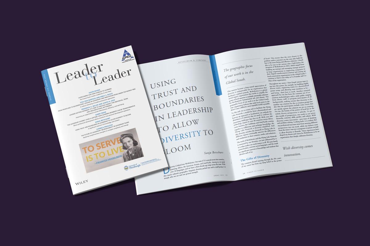 Leader to Leader article mockup