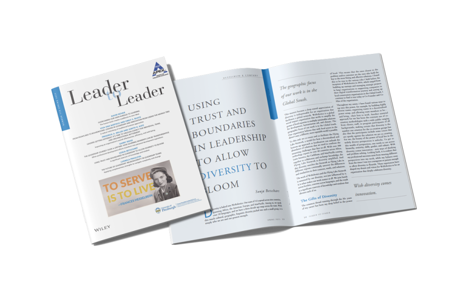 Leader to Leader article mockup
