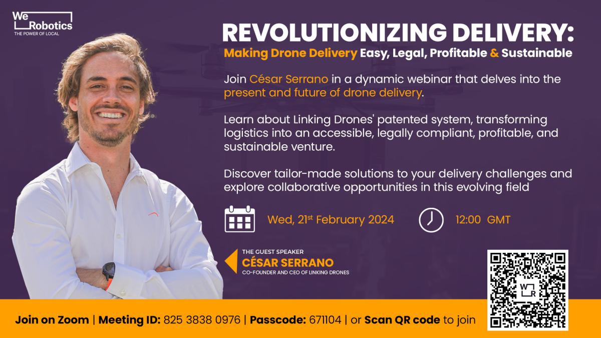 Revolutionizing Delivery webinar poster